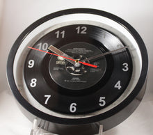Load image into Gallery viewer, Aerosmith "Angel" Record Clock 45rpm Recycled Vinyl