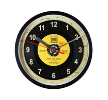 Load image into Gallery viewer, The Beatles "Twist And Shout" Record Clock 45rpm Recycled Vinyl One Of A Kind