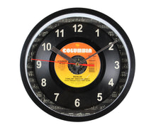 Load image into Gallery viewer, Berlin "Take My Breath Away" Record Wall Clock 45rpm Recycled Vinyl
