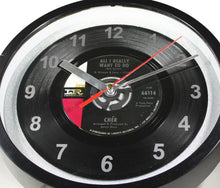 Load image into Gallery viewer, Cher "All I Really Want To Do" Record Clock 45rpm Recycled Vinyl