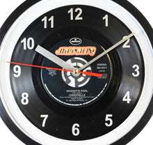 Load image into Gallery viewer, Cinderella "Nobody's Fool" Record Clock 45rpm Recycled Vinyl