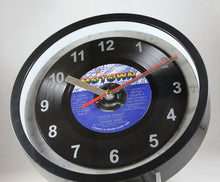 Load image into Gallery viewer, Diana Ross "Upside Down" Record Clock 45rpm Recycled Vinyl