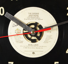 Load image into Gallery viewer, The Doobie Brothers "Real Love" Record Clock 45rpm Recycled Vinyl