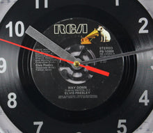 Load image into Gallery viewer, Elvis Presley "Way Down" Record Clock 45rpm Recycled Vinyl