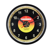 Load image into Gallery viewer, Johnny Cash "A Boy Named Sue" Record Clock 45rpm Recycled Vinyl