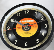 Load image into Gallery viewer, Journey "Any Way You Want It" Record Clock 45rpm Recycled Vinyl