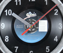 Load image into Gallery viewer, Living Colour "Cult Of Personality" Record Clock 45rpm Recycled Vinyl