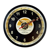 Load image into Gallery viewer, The Moody Blues "Tuesday Afternoon (Forever Afternoon)" Record Clock 45rpm Recycled Vinyl