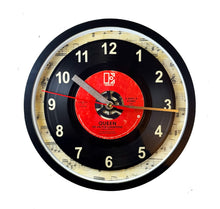 Load image into Gallery viewer, Queen "We Are The Champions" Record Clock 45rpm Recycled Vinyl