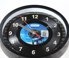 Load image into Gallery viewer, Quiet Riot "Bang Your Head" Record Clock 45rpm Recycled Vinyl