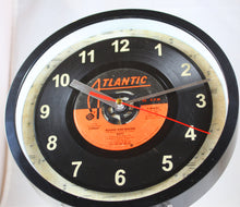 Load image into Gallery viewer, Ratt "Round And Round" Record Clock 45rpm Recycled Vinyl