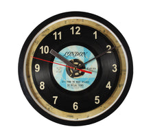 Load image into Gallery viewer, The Rolling Stones "Let's Spend The Night Together" Record Clock 45rpm Recycled Vinyl