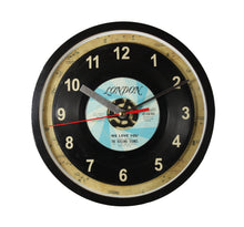 Load image into Gallery viewer, The Rolling Stones "We Love You" Record Clock 45rpm Recycled Vinyl