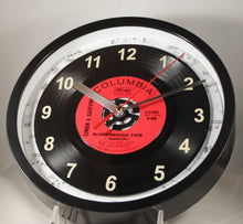 Load image into Gallery viewer, Simon and Garfunkel "Scarborough Fair / Canticle" Record Clock 45rpm Recycled Vinyl