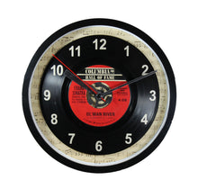 Load image into Gallery viewer, Frank Sinatra "Ol' Man River" Record Clock 45rpm Recycled Vinyl