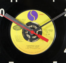 Load image into Gallery viewer, Soft Cell "Tainted Love" Recycled Record Wall Clock Vinyl