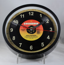 Load image into Gallery viewer, Bruce Springsteen "57 Channels (And Nothing On)" Record Clock 45rpm Recycled Vinyl