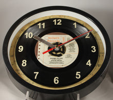 Load image into Gallery viewer, Stevie Nicks "Rooms On Fire" Record Clock 45rpm Recycled Vinyl