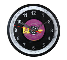 Load image into Gallery viewer, The Temptations "Power" Record Clock 45rpm Recycled Vinyl