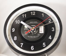 Load image into Gallery viewer, Guns N' Roses "Welcome To The Jungle" Record Clock 45rpm Recycled Vinyl