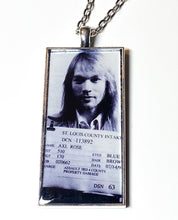 Load image into Gallery viewer, AXL ROSE Mugshot Pendant Necklace