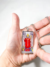 Load image into Gallery viewer, The Hierophant Tarot Card Pendant Necklace - Large