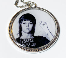 Load image into Gallery viewer, JANE FONDA Mugshot Pendant Necklace