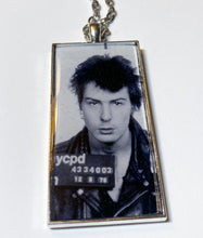 Load image into Gallery viewer, SID VICIOUS Mugshot Pendant Necklace
