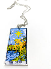 Load image into Gallery viewer, The Star Tarot Card Pendant Necklace - Large