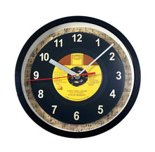 Load image into Gallery viewer, Stevie Wonder "Part-Time Lover" Record Clock 45rpm Recycled Vinyl