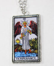 Load image into Gallery viewer, Temperance Tarot Card Pendant Necklace - Large
