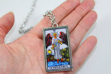 Load image into Gallery viewer, Temperance Tarot Card Pendant Necklace - Large
