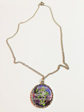 Load image into Gallery viewer, Kermit Rainbow Connection Muppets Circle Charm Necklace