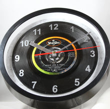 Load image into Gallery viewer, The 4 Seasons &quot;Walk Like A Man&quot; Record Clock 45rpm Recycled Vinyl
