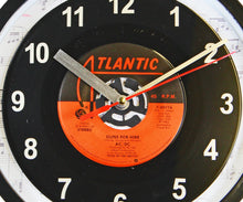 Load image into Gallery viewer, AC/DC &quot;Guns For Hire&quot; Record Clock 45rpm Recycled Vinyl

