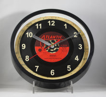 Load image into Gallery viewer, Aretha Franklin "Respect" Record Clock 45rpm Recycled Vinyl
