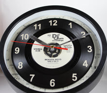 Load image into Gallery viewer, Beastie Boys &quot;She&#39;s On It&quot; Record Clock 45rpm Recycled Vinyl
