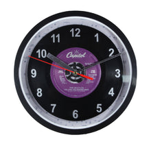Load image into Gallery viewer, The Beatles "The Long And Winding Road" Record Clock 45rpm Recycled Vinyl
