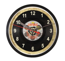 Load image into Gallery viewer, The Beatles &quot;Movie Medley&quot; Record Clock 45rpm Recycled Vinyl
