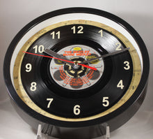 Load image into Gallery viewer, The Beatles &quot;Movie Medley&quot; Record Clock 45rpm Recycled Vinyl
