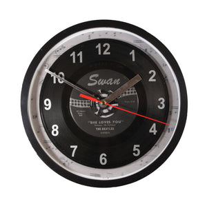The Beatles "She Loves You" Record Clock 45rpm Recycled Vinyl