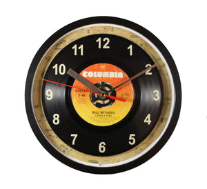 Bill Withers "Lovely Day" Record Wall Clock 45rpm Recycled Vinyl