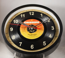 Load image into Gallery viewer, Bill Withers &quot;Lovely Day&quot; Record Wall Clock 45rpm Recycled Vinyl
