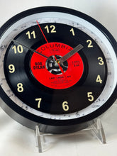 Load image into Gallery viewer, Bob Dylan &quot;Lay Lady Lay&quot; Record Clock 45rpm Recycled Vinyl
