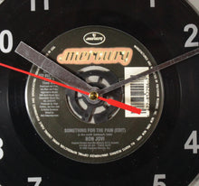 Load image into Gallery viewer, Bon Jovi &quot;Something For The Pain&quot; Record Clock 45rpm Recycled Vinyl
