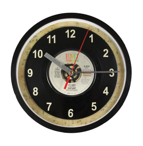 David Bowie "Let's Dance" Record Clock 45rpm Recycled Vinyl