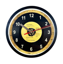Load image into Gallery viewer, David Bowie &quot;Golden Years&quot; Record Clock Recycled 45rpm Vinyl
