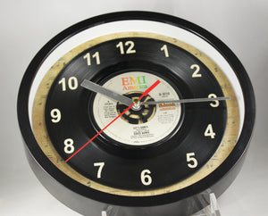 David Bowie "Let's Dance" Record Clock 45rpm Recycled Vinyl