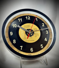 Load image into Gallery viewer, David Bowie &quot;Golden Years&quot; Record Clock Recycled 45rpm Vinyl
