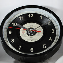 Load image into Gallery viewer, Devo &quot;Whip It&quot; Record Clock 45rpm Recycled Vinyl
